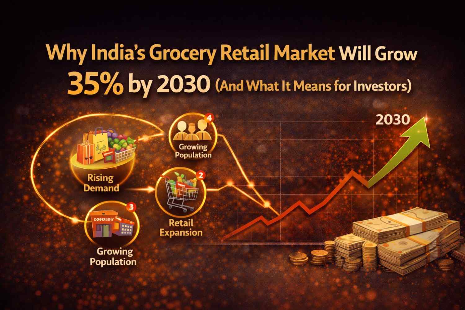 Why India's Grocery Retail Market Will Grow 35% by 2030 (And What It Means for Investors)