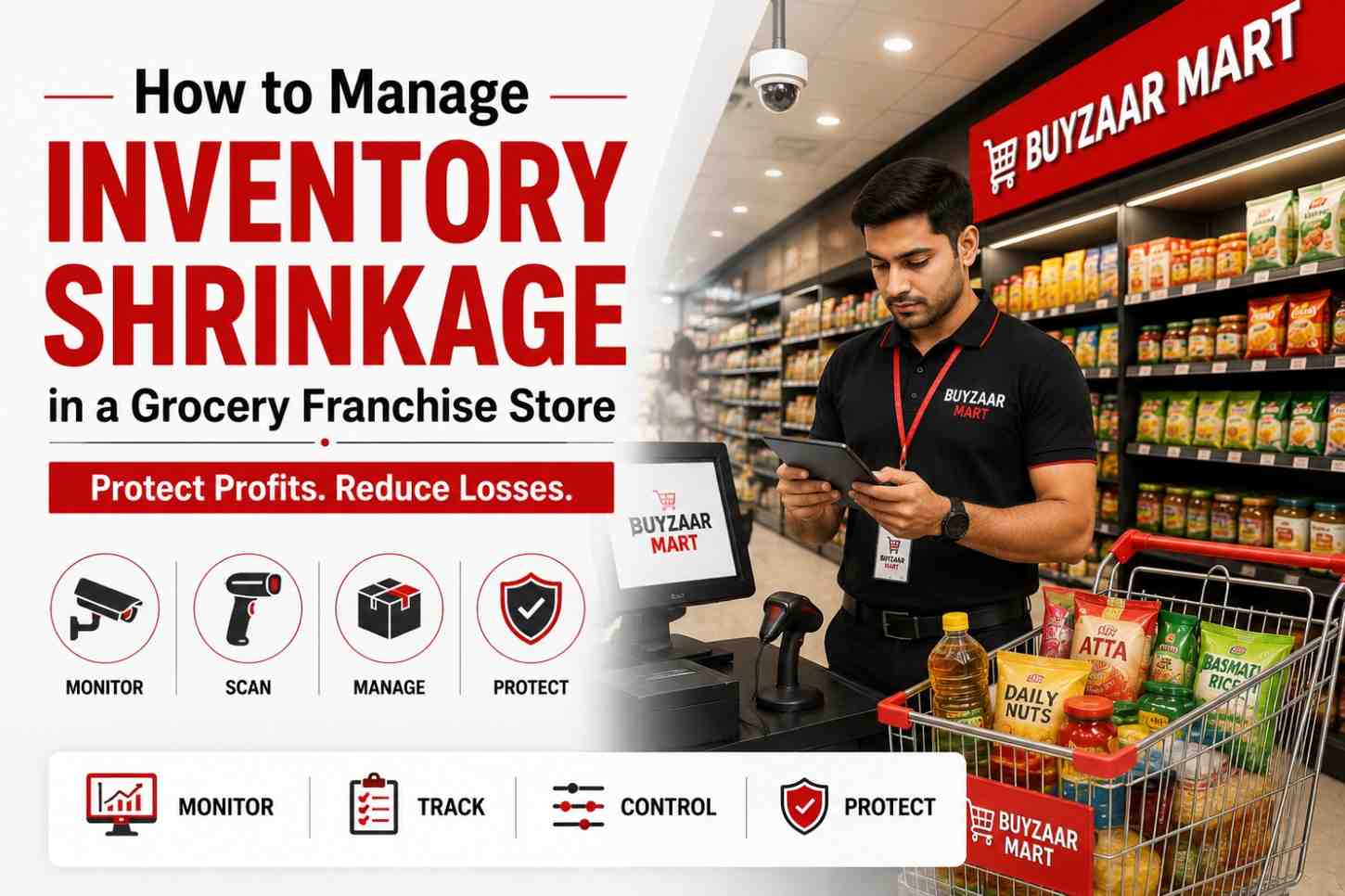 How to Manage Inventory Shrinkage in a Grocery Franchise Store