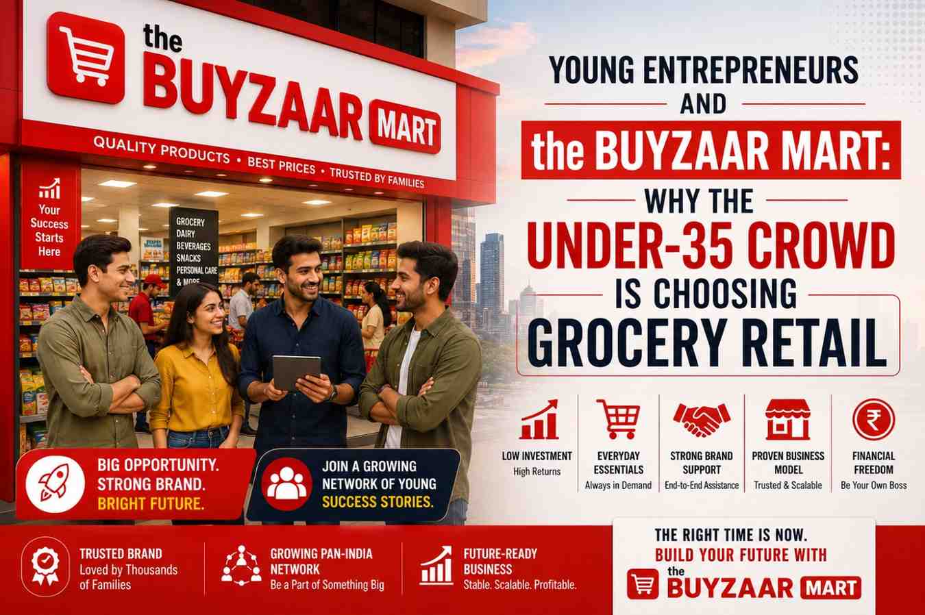 Young Entrepreneurs and Buyzaar Mart: Why the Under-35 Crowd Is Choosing Grocery Retail (2026)