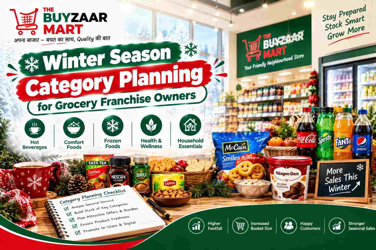Winter Season Category Planning for Grocery Franchise Owners