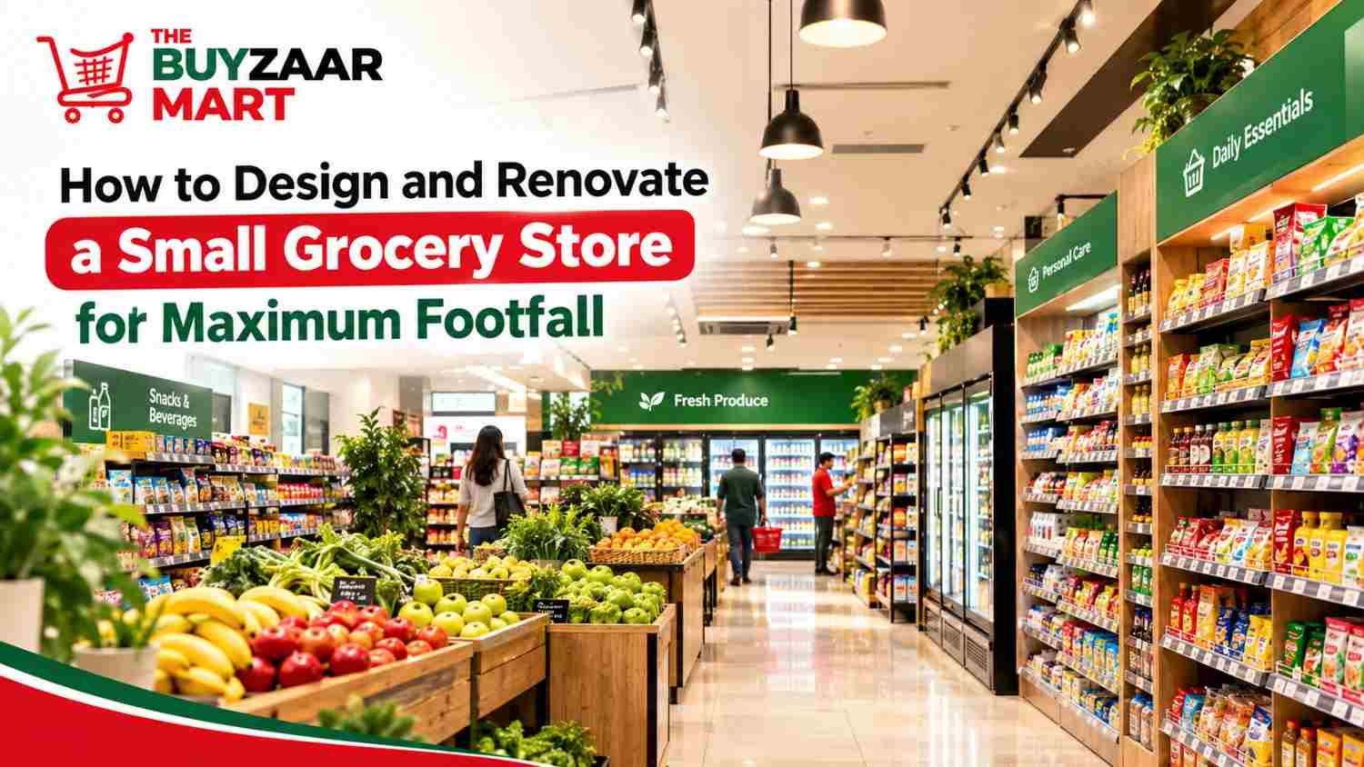 Small Grocery Store Design & Renovation Guide for Maximum Footfall