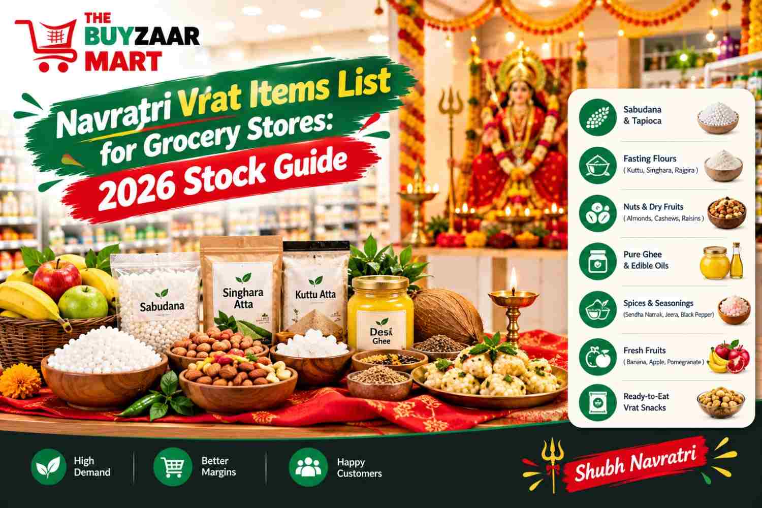 Navratri Vrat Items List for Grocery Stores: 2026 Guide
